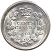 1902H Small H Canada 5-cents Brilliant Uncirculated (MS63) $