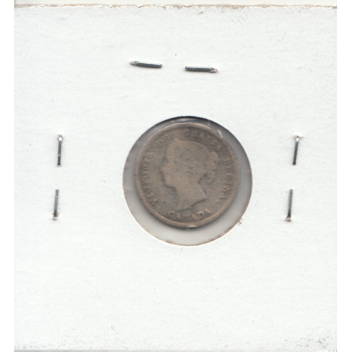 1885 Large 5 Canada 5-cents Good (G4)