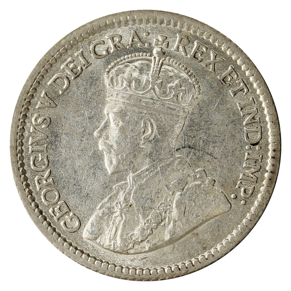 1915 Canada 5-cents EF-AU (EF45) $