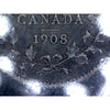 1908 Small 8 Canada 5-cents ICCS Certified VF30