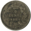 1883H Obv. 5 Canada 5-cents ICCS Certified F12