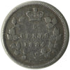 1884 Near 4 Canada 5-cents ICCS Certified VG10