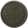 1885 Small 5 Canada 5-cents ICCS Certified F12