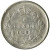 1888 Canada 5-cents ICCS Certified EF45