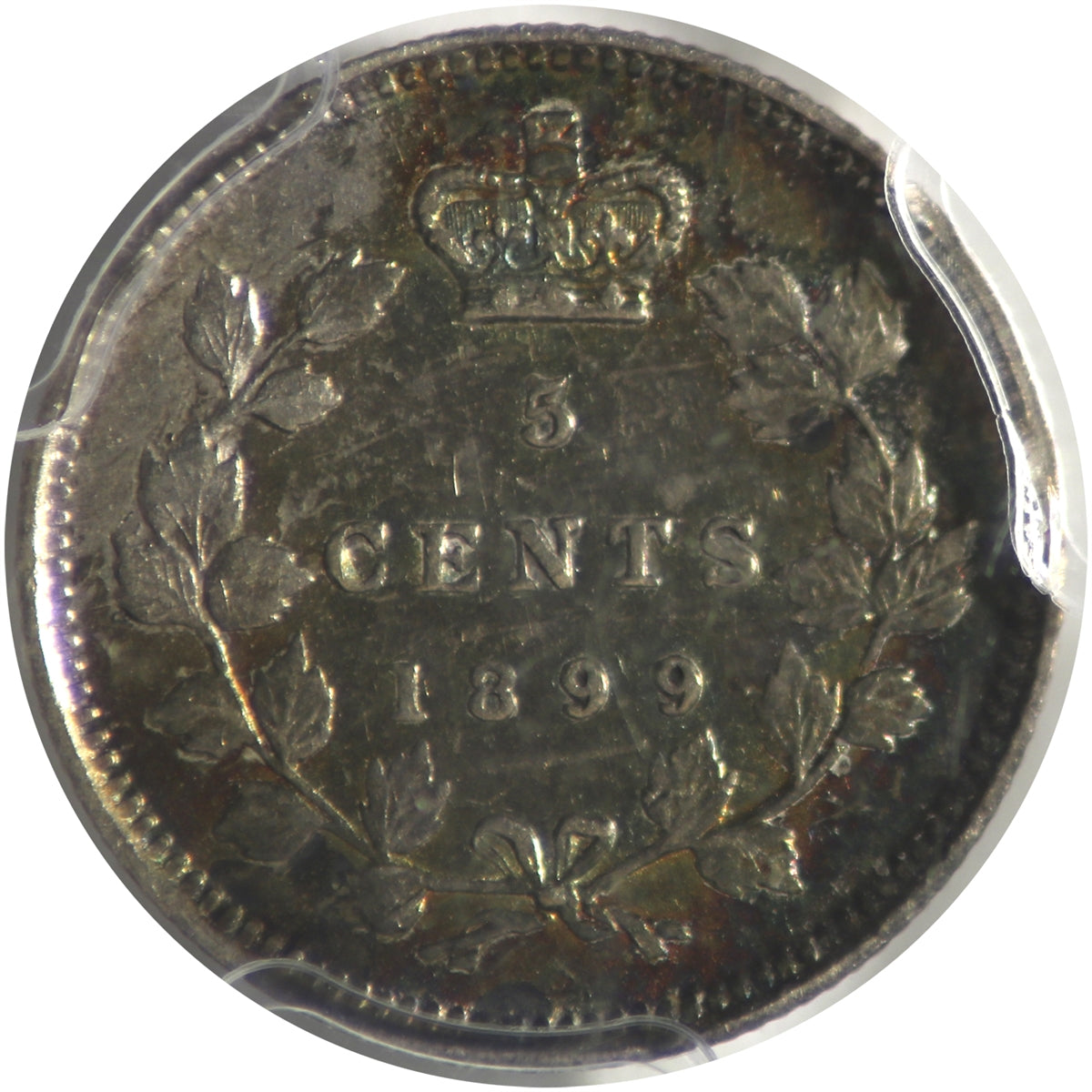 1899 Canada 5-cents PCGS Certified AU55