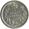 1908 Small 8 Canada 5-cents ICCS Certified MS62 (XUM 225)