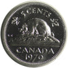 1970 Canada 5-cents ICCS Certified PL64 Heavy Cameo