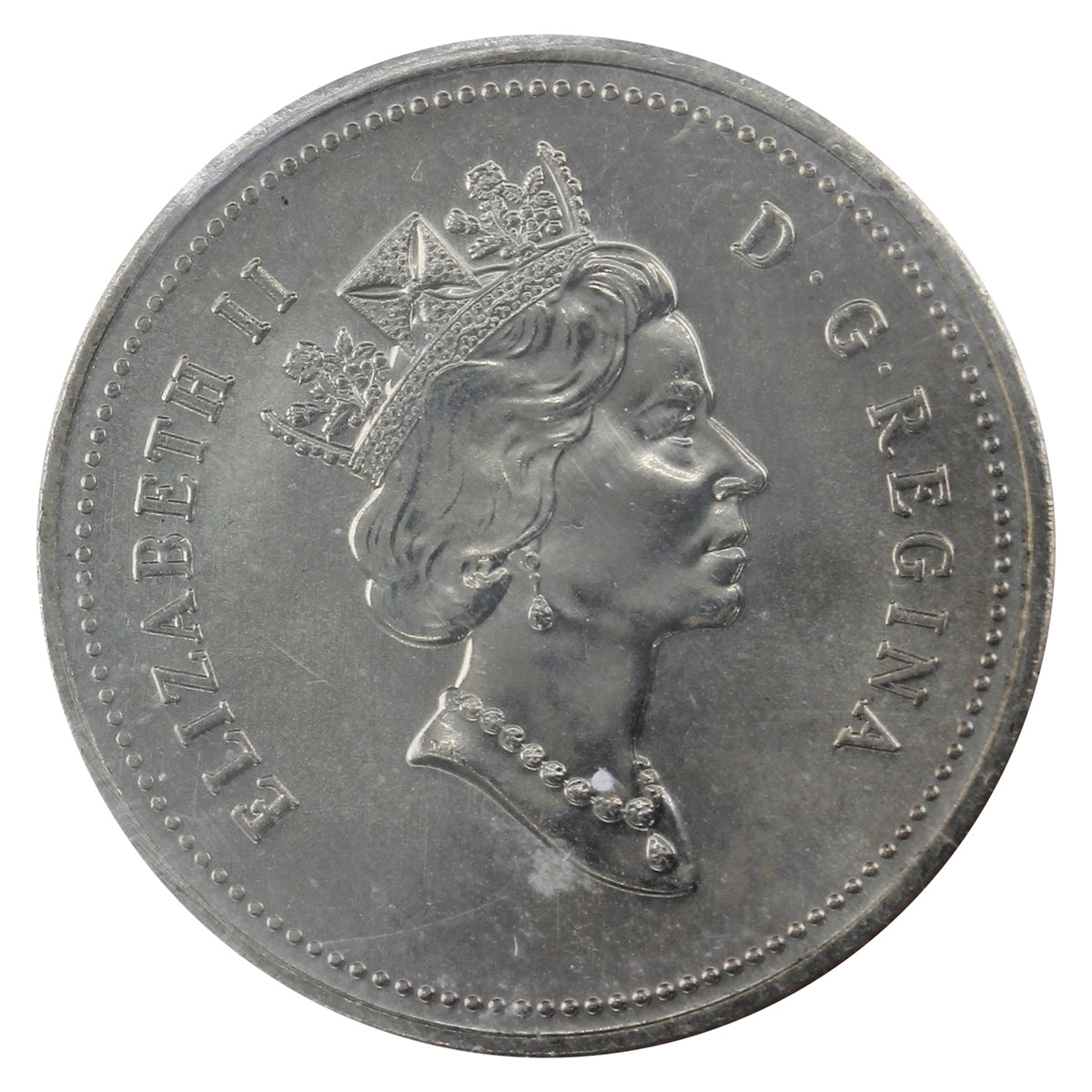 1990 Canada 5-cents ICCS Certified MS66