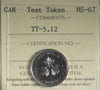 (2004) Canada 5-cents Test Token TT-5-12 ICCS Certified MS67