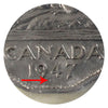1947 Dot Canada 5-cents ICCS Certified EF40