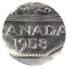 1958 Double 8 Canada 5-cents ICCS Certified MS64
