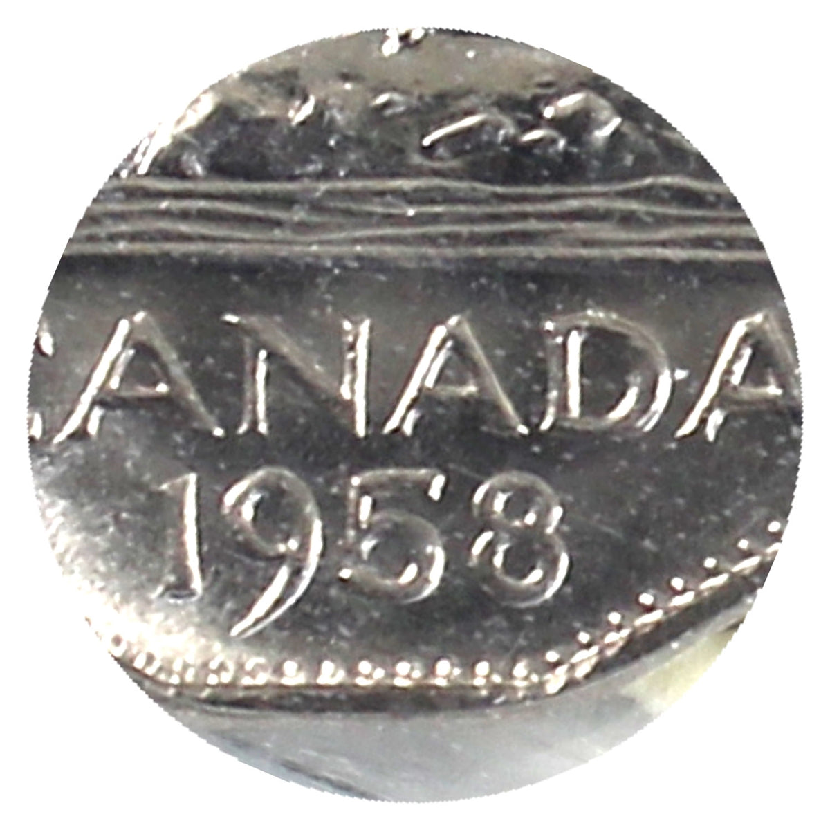 1958 Double 8 Canada 5-cents ICCS Certified MS64