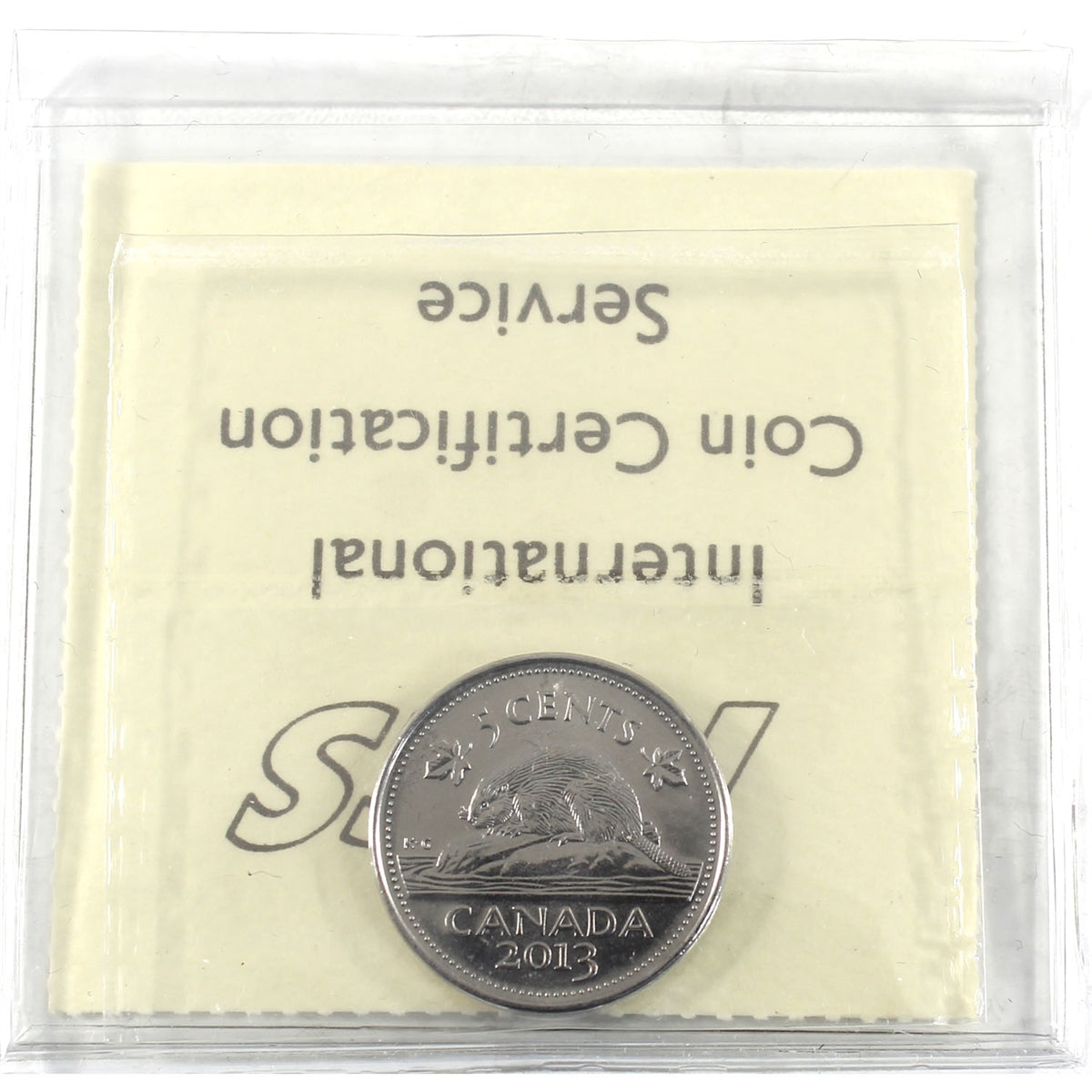 2013 Canada 5-cents ICCS Certified MS64