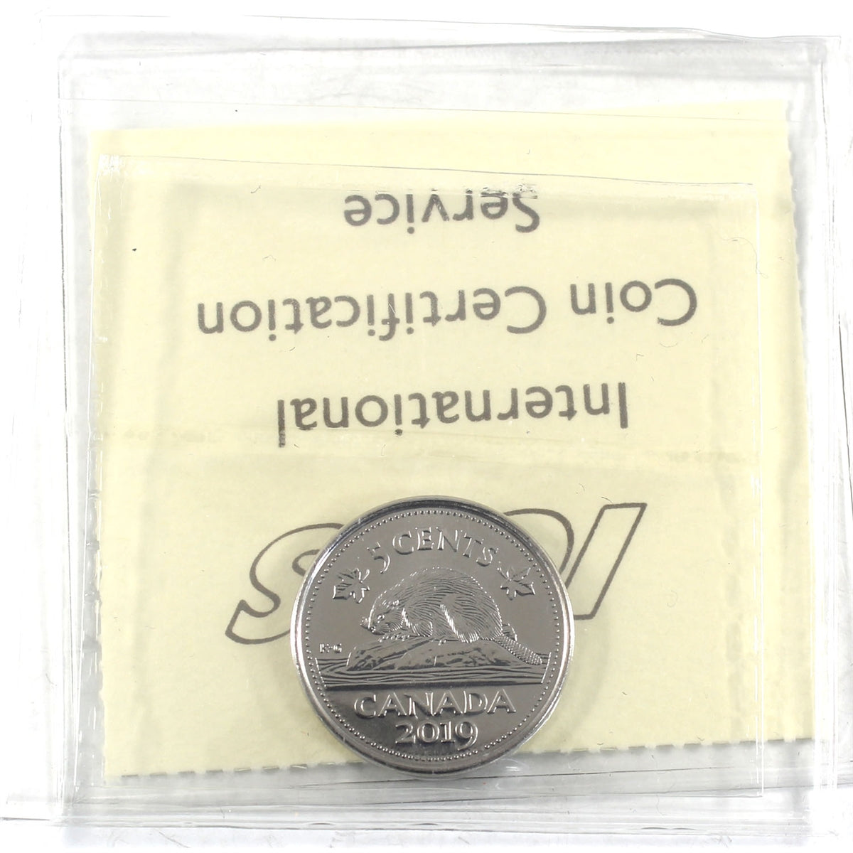 2019 Canada 5-cents ICCS Certified MS66