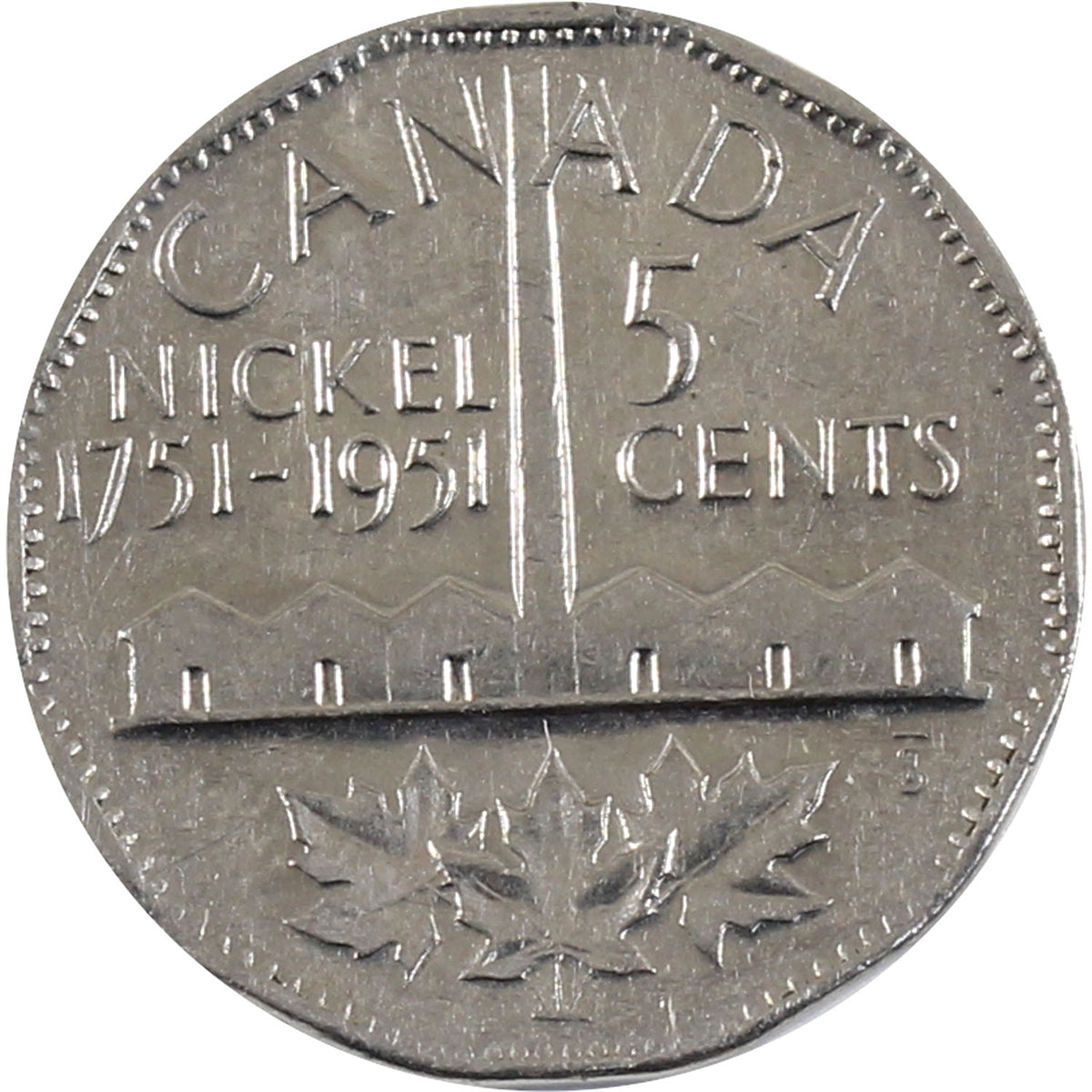 1951 Refinery Canada 5-cents VF-EF (VF30)