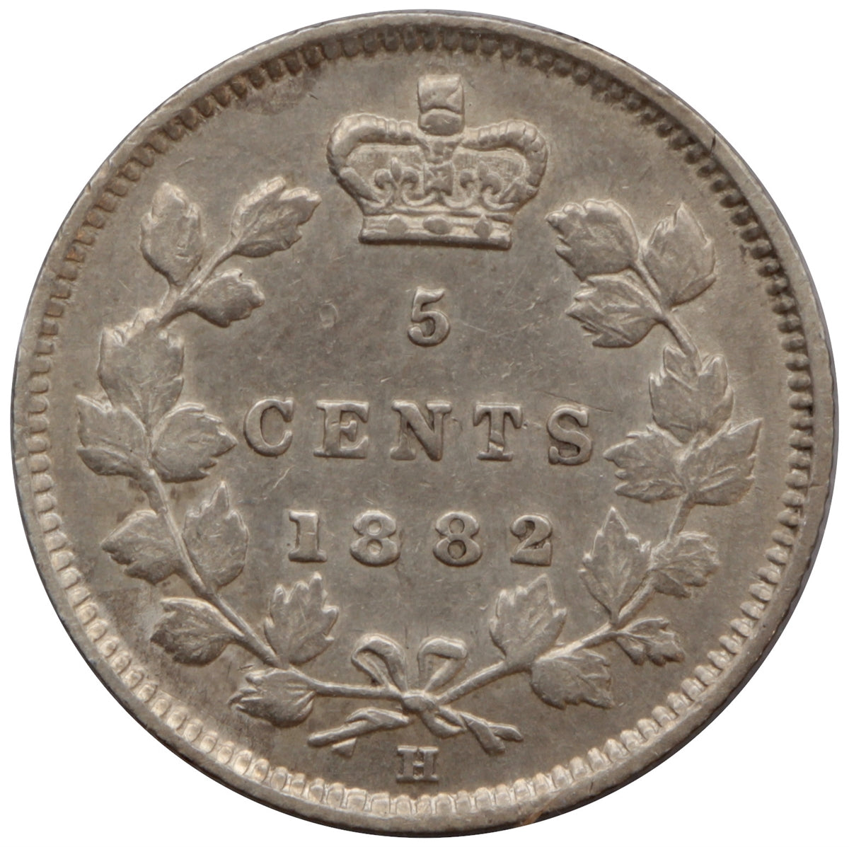 1882H Canada 5-cents EF-AU (EF45) $