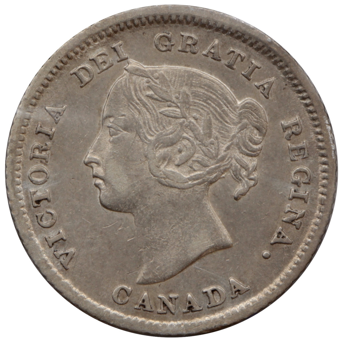 1882H Canada 5-cents EF-AU (EF45) $