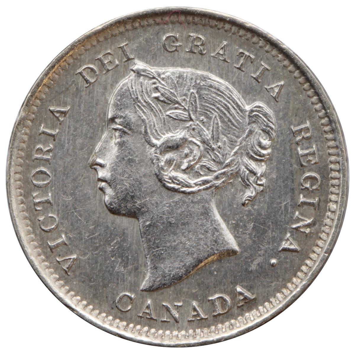 1889 Canada 5-cents AU-UNC (AU55) $