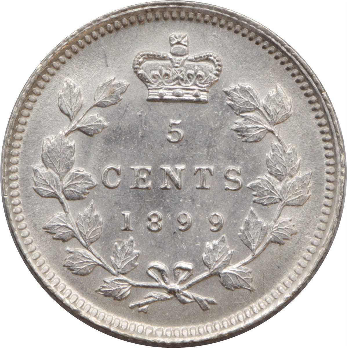 1899 Canada 5-cents Brilliant Uncirculated (MS63) $