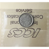 1875H Small Date Canada 5-cents ICCS Certified VF20