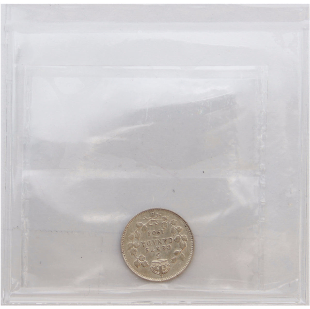 1903H Large H Canada 5-cents ICCS Certified EF40