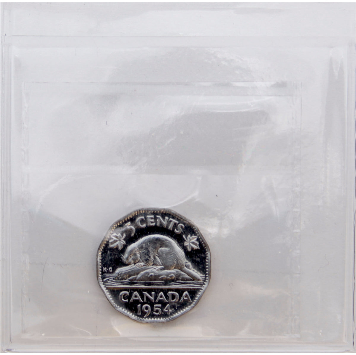 1954 SF Canada 5-cents ICCS Certified PL-64