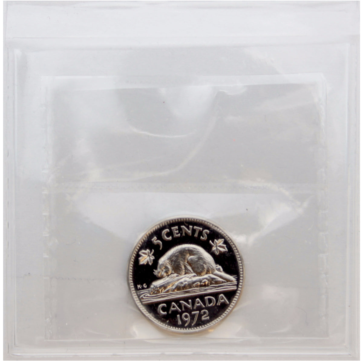 1972 Canada 5-cents ICCS Certified PL66 Ultra Heavy Cameo
