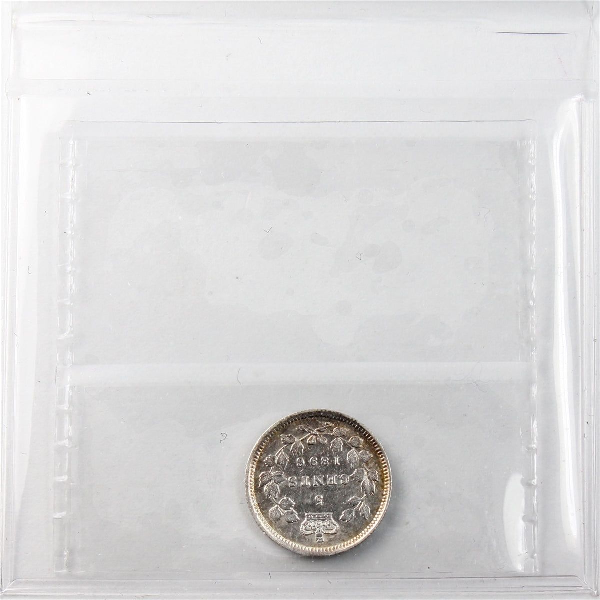 1896 Canada 5-cents ICCS Certified VF30