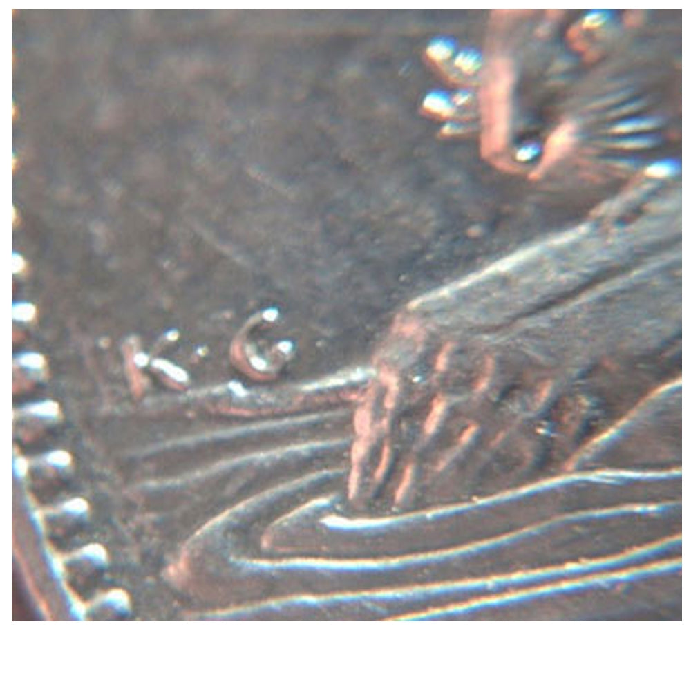 1964 Extra Water Line Canada 5-cents ICCS Certified MS60