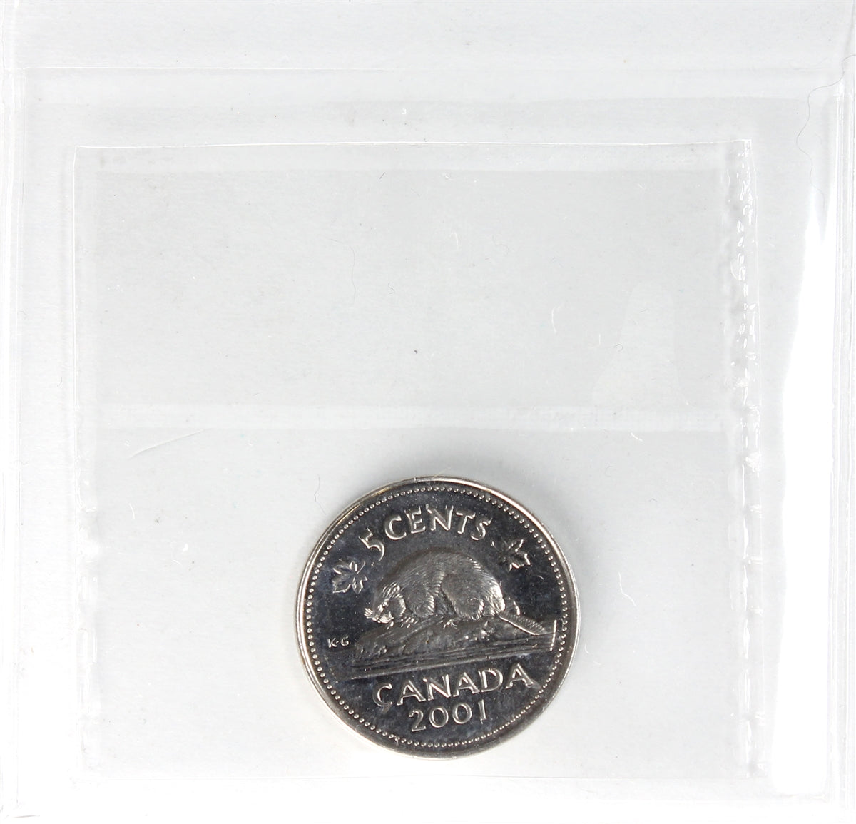 2001P Canada 5-cents ICCS Certified MS64