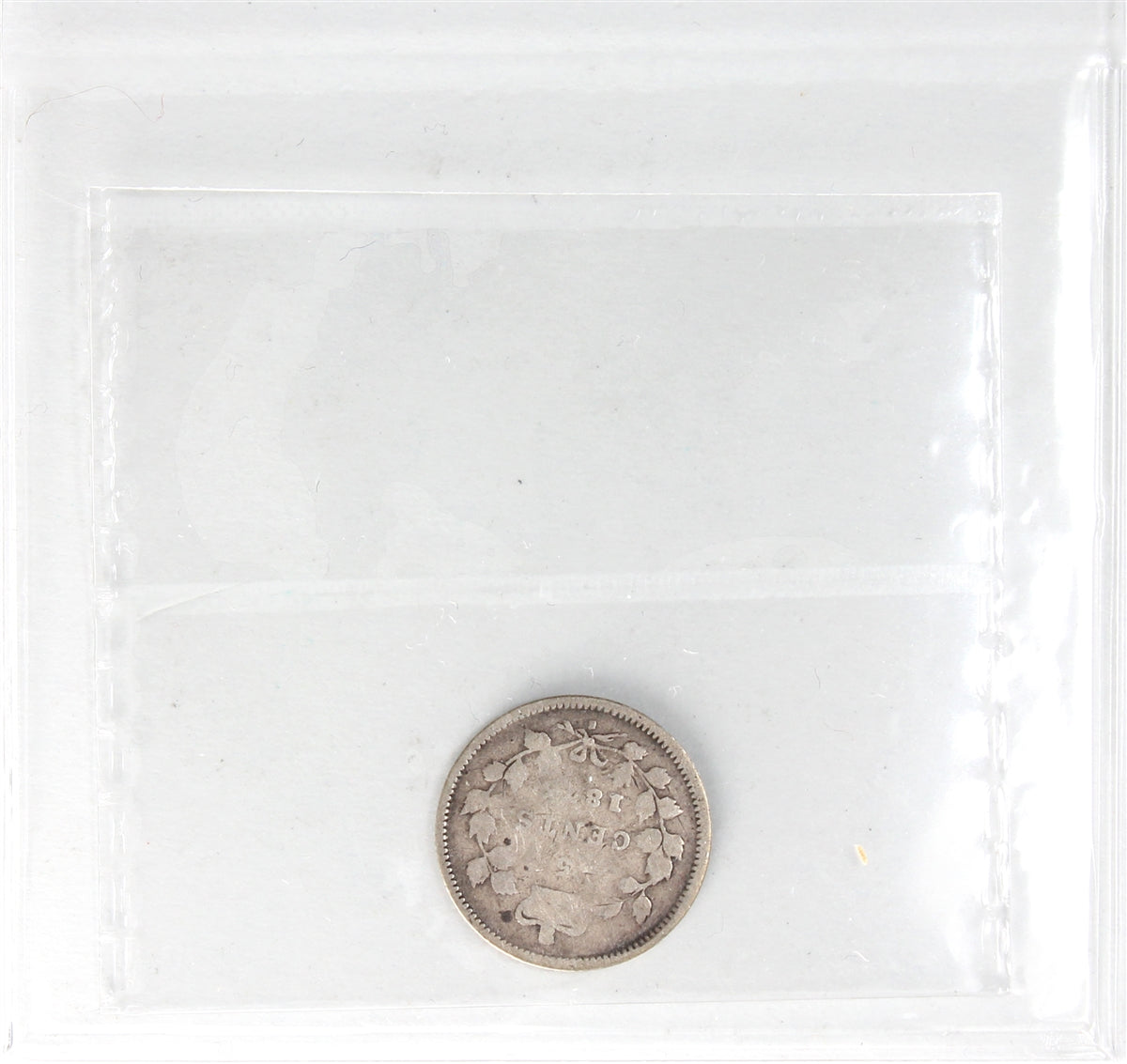 1875H Large Date Canada 5-cents ICCS Certified G6 (XHX 055)