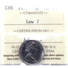 1977 Low 7 Canada 5-cents ICCS Certified MS64