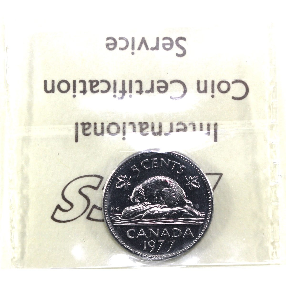 1977 Low 7 Canada 5-cents ICCS Certified MS64