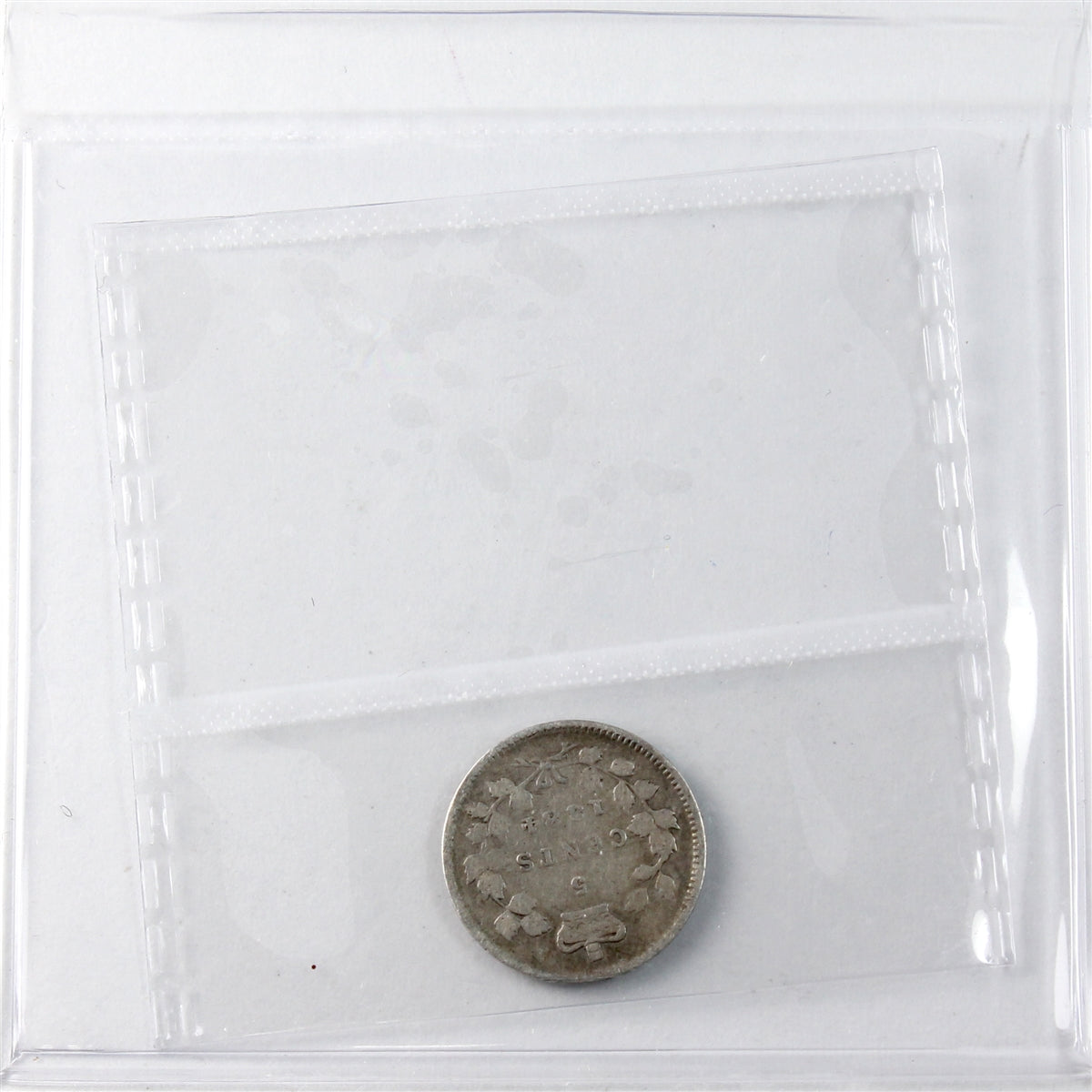1884 Near 4 Canada 5-cents ICCS Certified G4