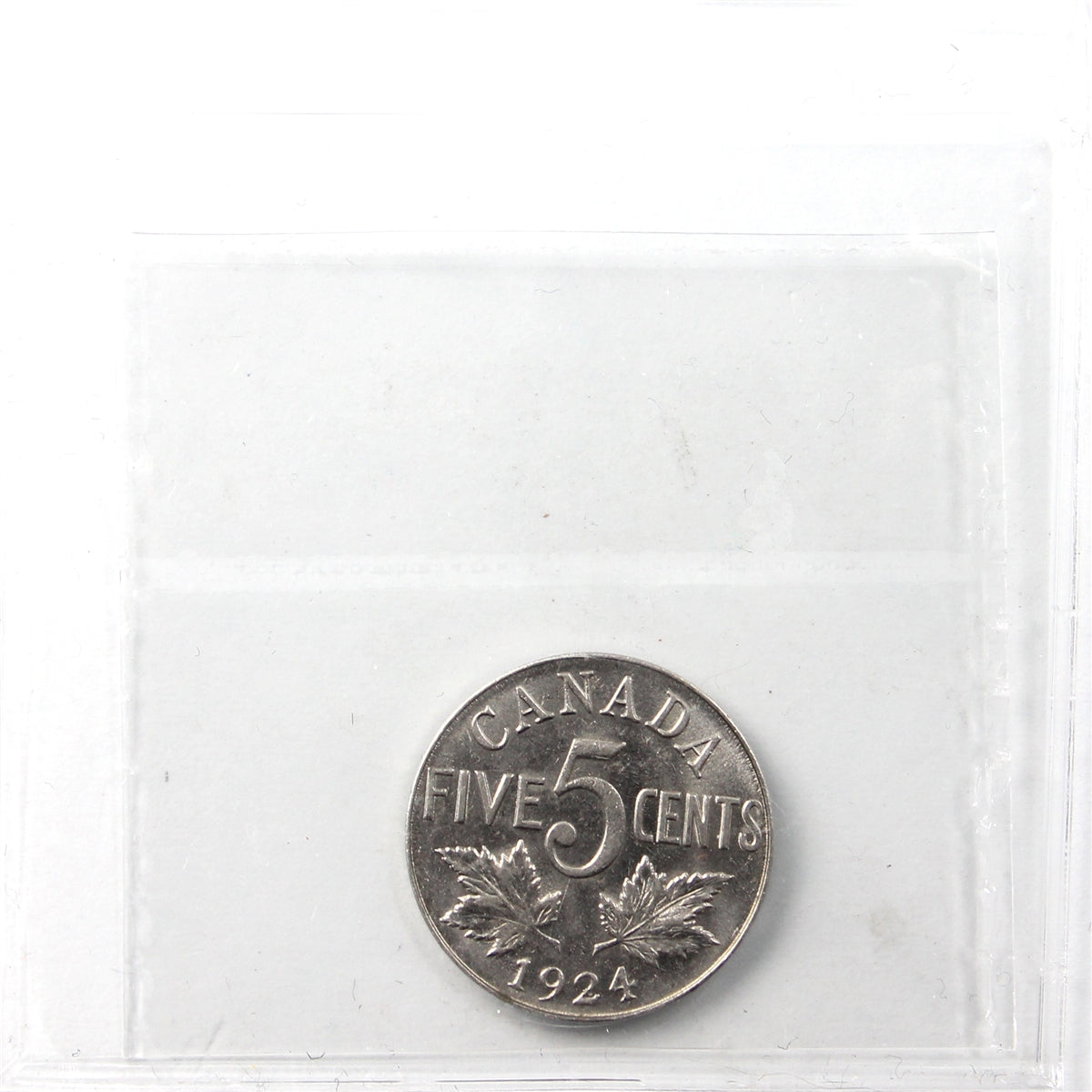 1924 Canada 5-cents ICCS Certified MS-62