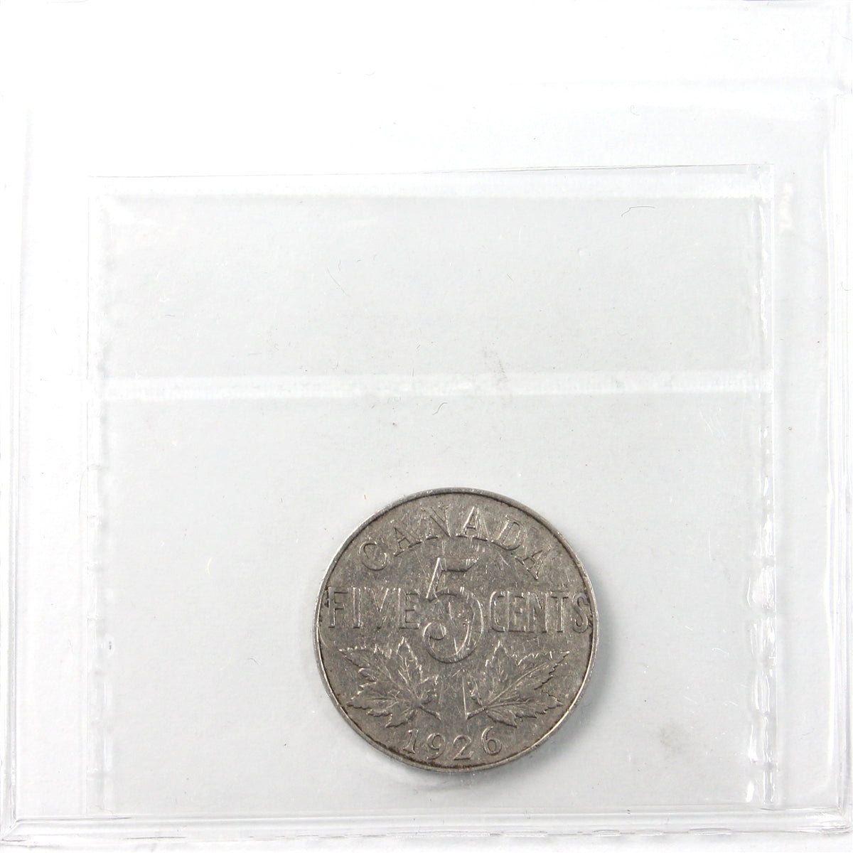 1926 Far 6 Canada 5-cents ICCS Certified VG8 (XCN 144)
