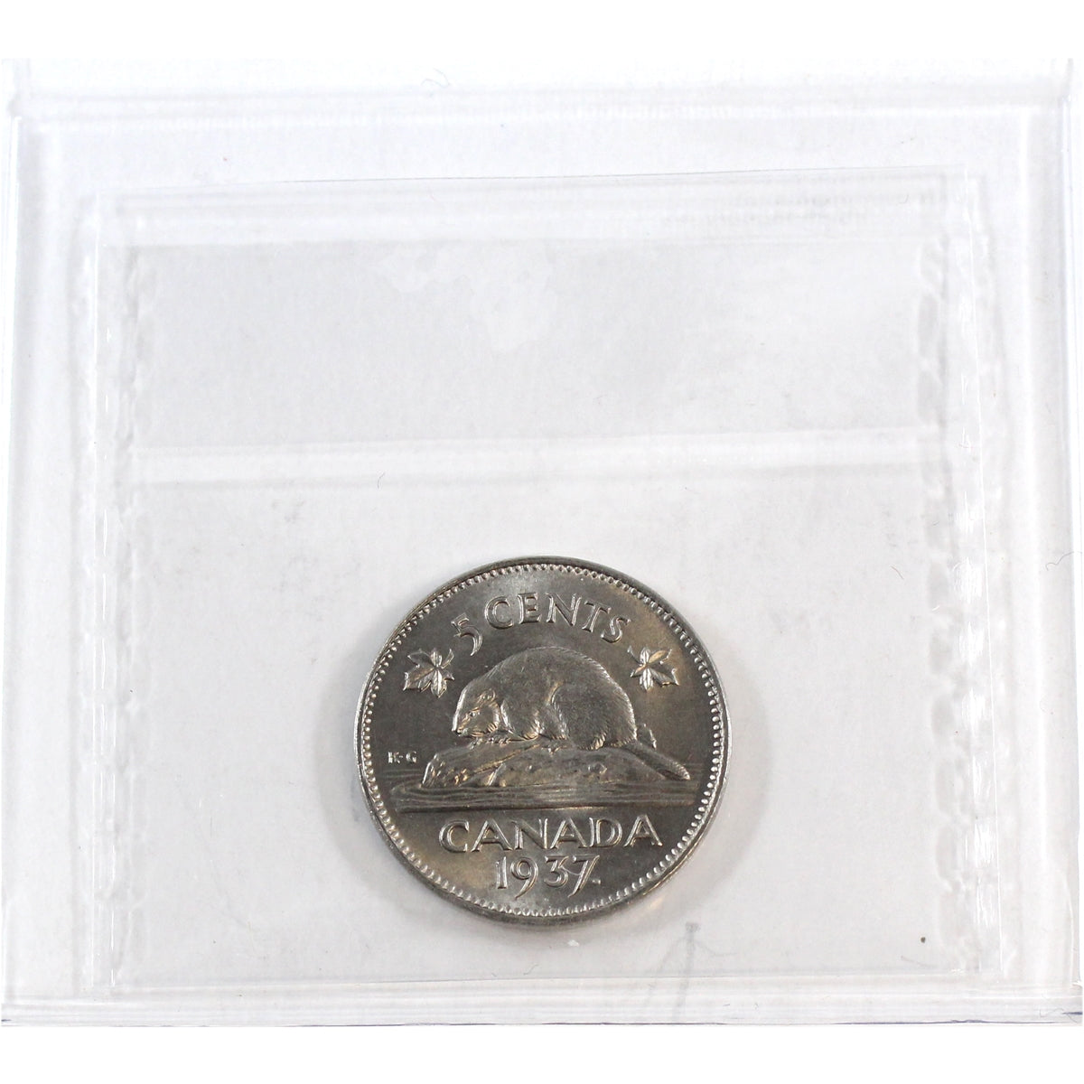 1937 Canada 5-cents ICCS Certified MS64