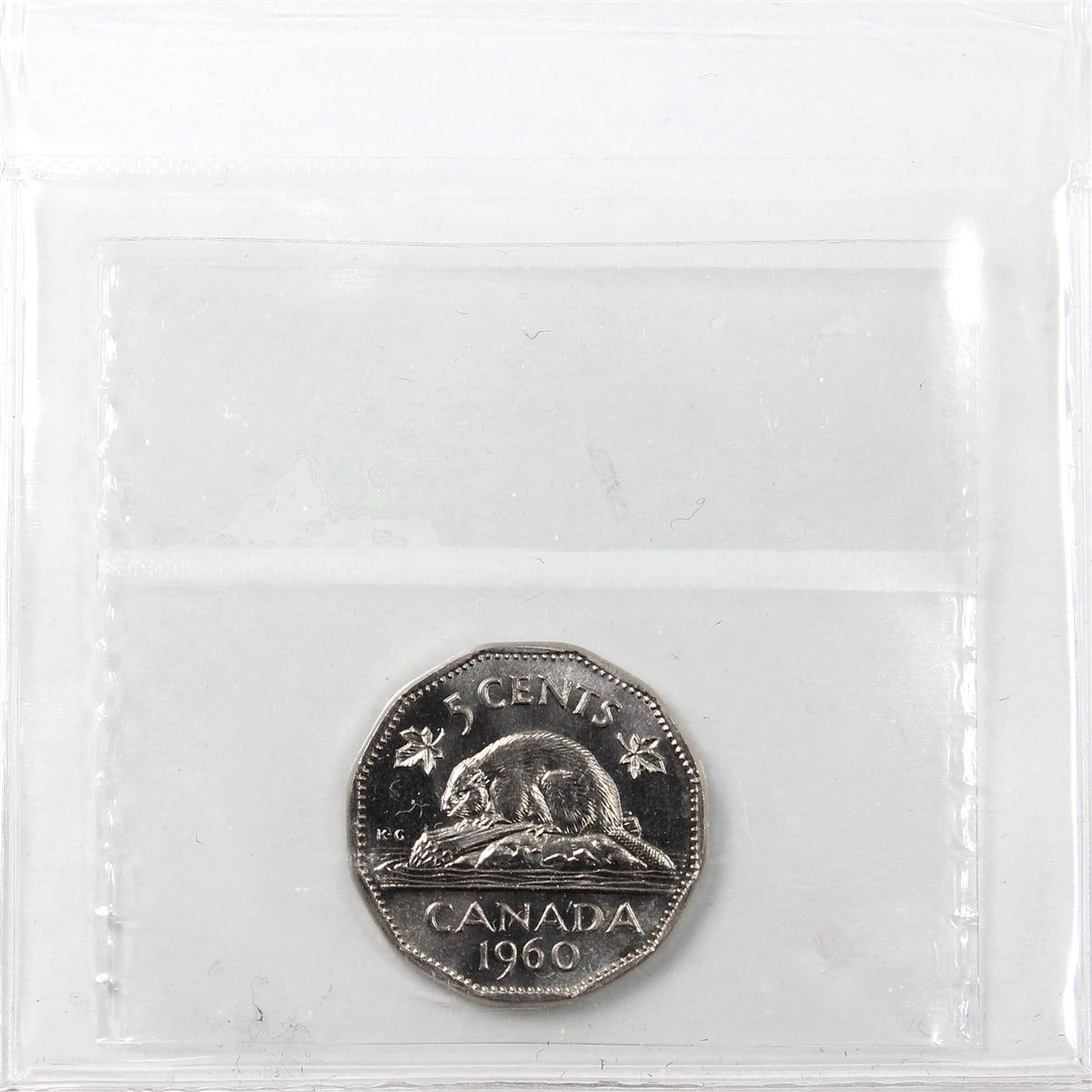 1960 Canada 5-cents ICCS Certified PL-66