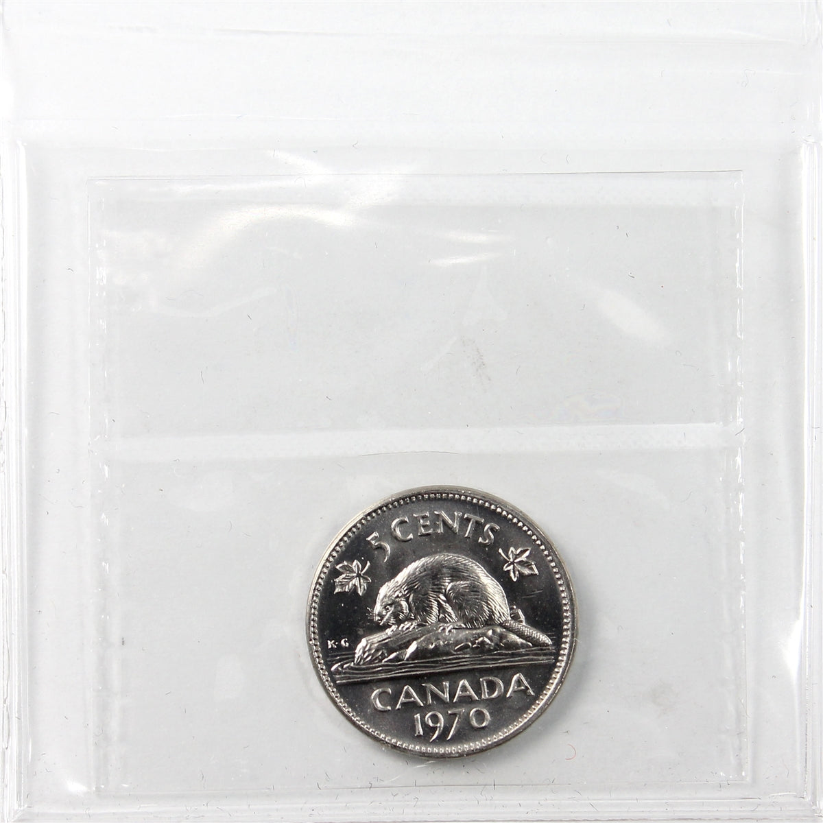 1970 Canada 5-cents ICCS Certified MS65