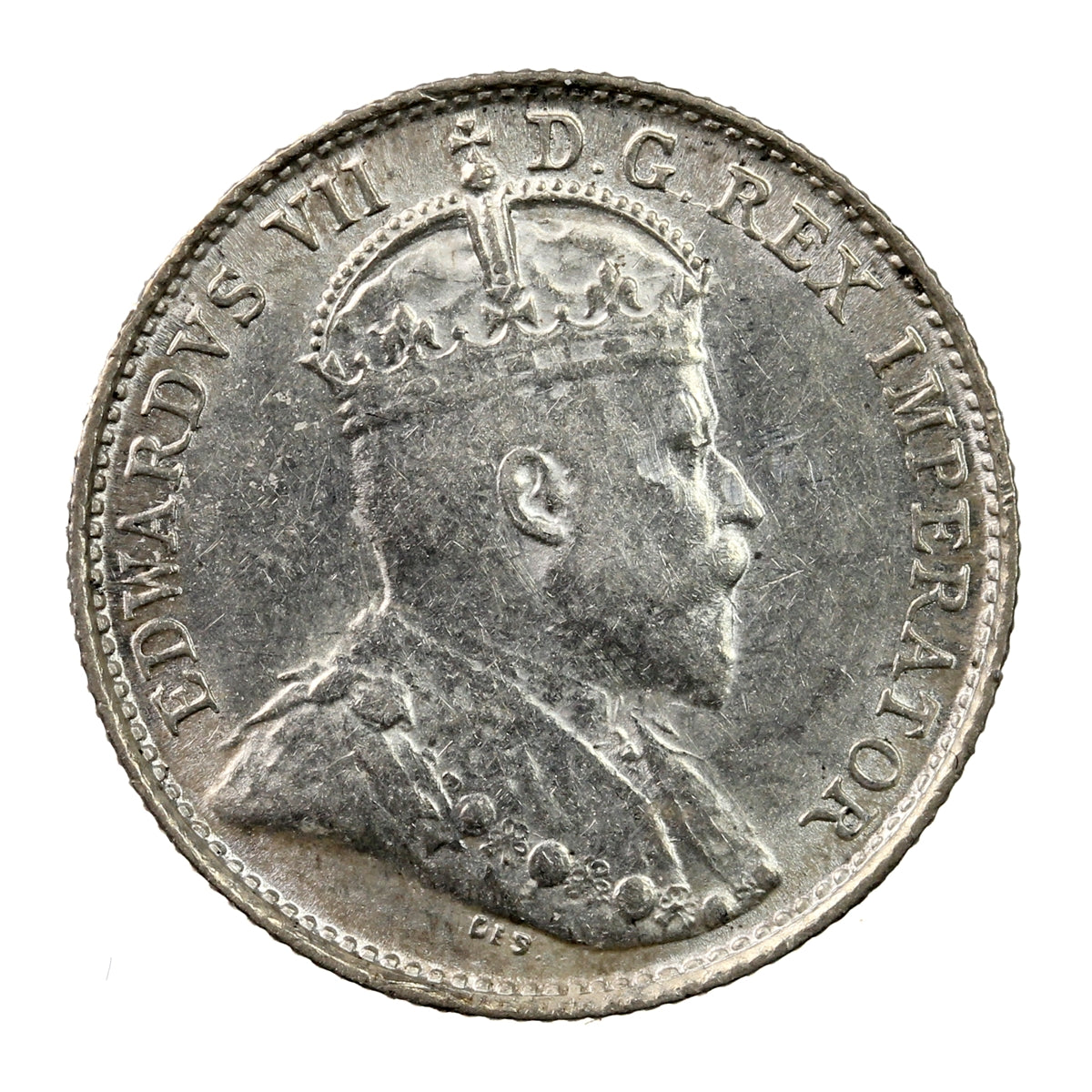 1904 Canada 5-cents Almost Uncirculated (AU50) $