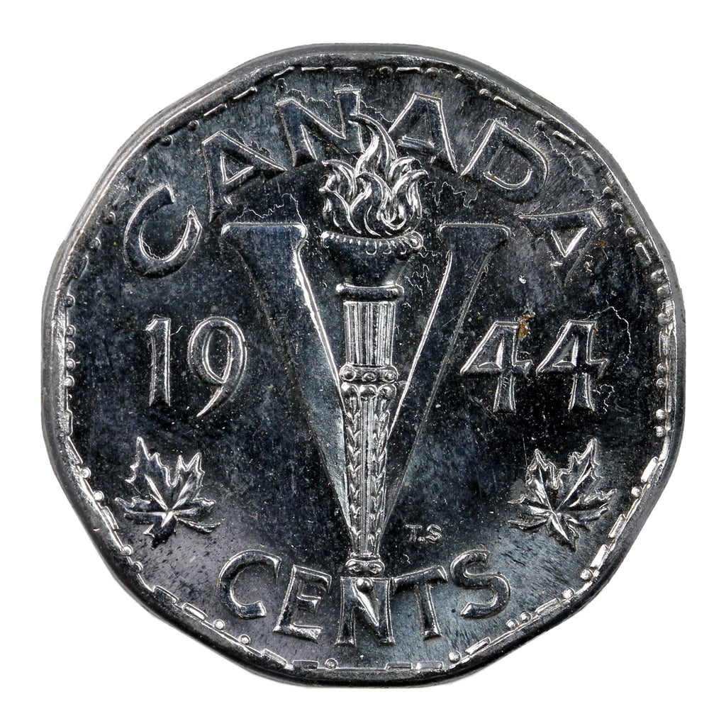 1944 Canada 5-cents Brilliant Uncirculated Cameo (MS63)