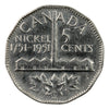 1951 Refinery Half Moon Canada 5-cents Brilliant Uncirculated (MS63)