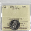 1956 Canada 5-cents ICCS Certified PL-65