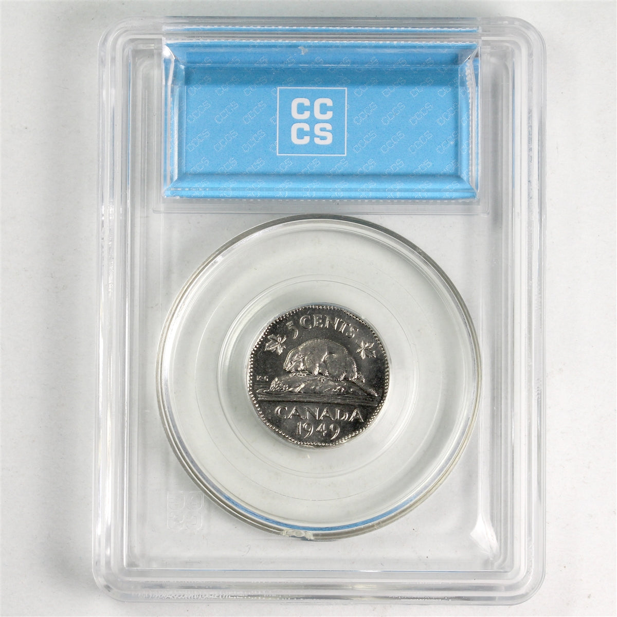 1949 Canada 5-cents CCCS Certified MS64