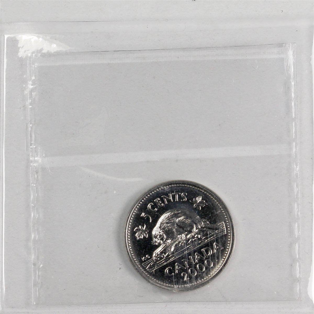 2000W Canada 5-cents ICCS Certified MS67 Numismatic BU