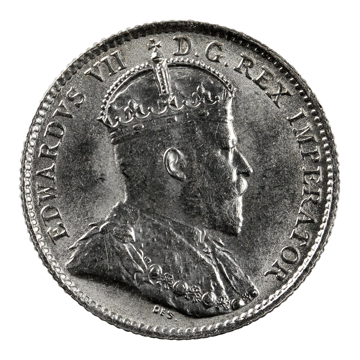 1910 Pointed Leaves Canada 5-cents UNC+ (MS62) $