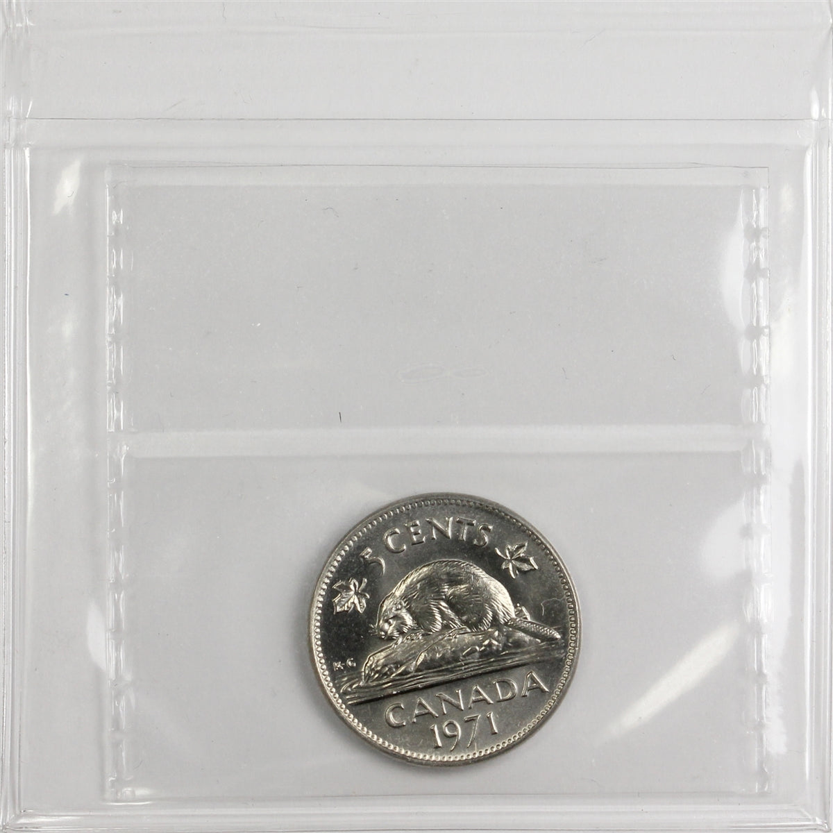 1971 Canada 5-cents ICCS Certified MS64