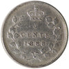 1888 Canada 5-cents ICCS Certified AU50