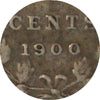 1900 Round O's Canada 5-cents ICCS Certified VF20