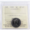 1988 Canada 5-cents ICCS Certified SP67